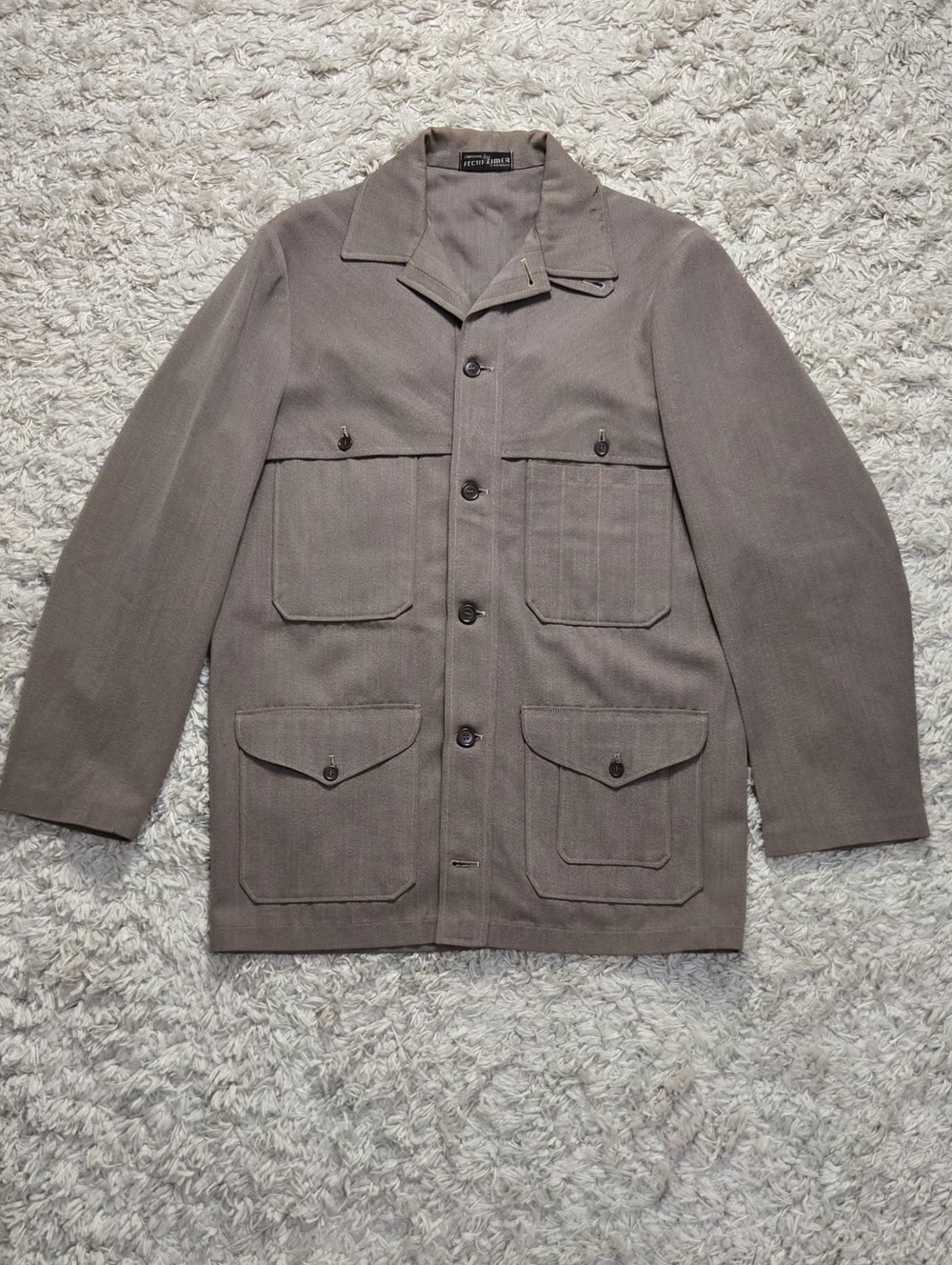 VTG 1950s Fechheimer Cincinatti Uniforms U.S. Forest Services Cruiser Jacket L